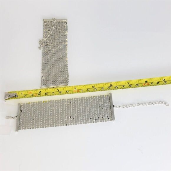 Slinky Short Silver Bracelet - Picture 7 of 7